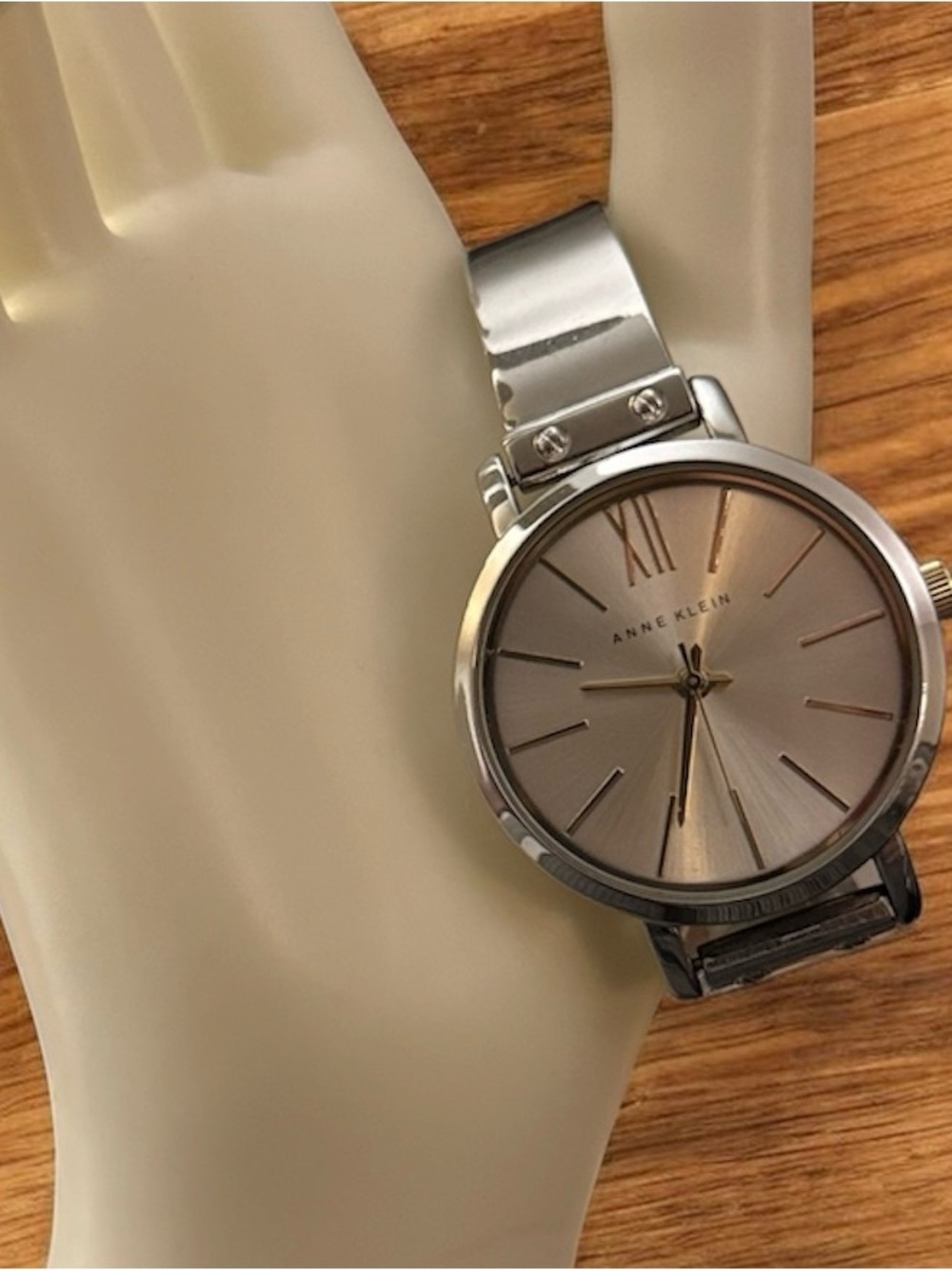 Anne Klein Silver Stainless Steel Bracelet Watch